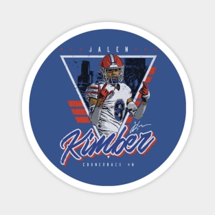 Jalen Kimber College Triangle Retro Magnet